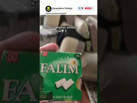 Yıllar Önce Üretilmiş Olan Falım Sakız 😂 #reklamdeğildir