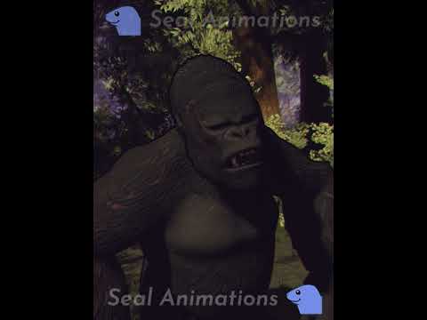 King Kong (2005) vs Skullcrawler | Animation #shorts