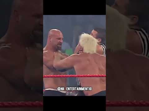 Goldberg vs. Ric Flair - Randy Orton As Referee (2003) #shorts