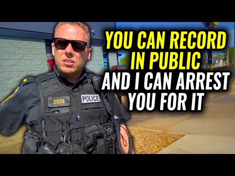Idiot CopsPuts Ego Above Citizens Rights! Arrested For Recording in Public! First Amendment Audit