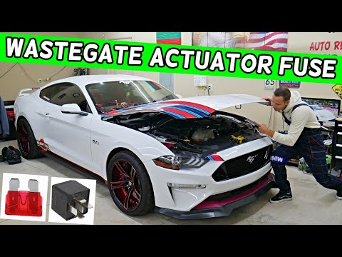FORD MUSTANG WASTEGATE ACTUATOR FUSE LOCATION, WASTE GATE 2015 2016 2017 2018 2019 2020 2021 2022