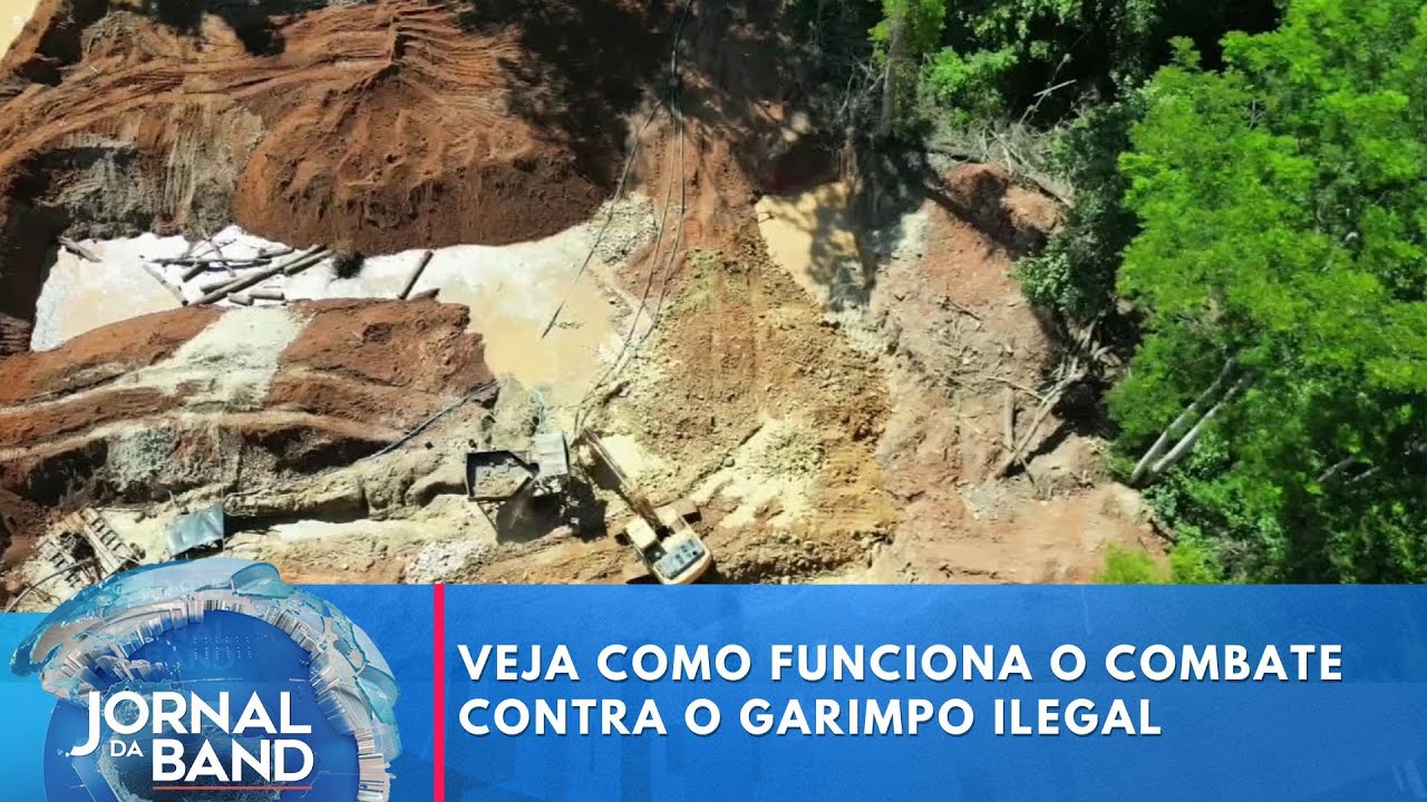 Veja como funciona o combate contra o garimpo ilegal | Jornal da Band