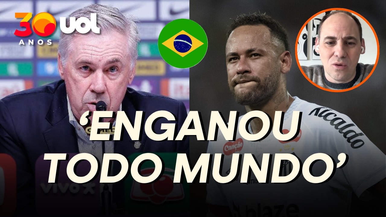 ANCELOTTI ENGANOU TODO MUNDO E VAI SEGURAR NEYMAR SEM TER CONDIÇÃO DE JOGO; JULIO DETONA