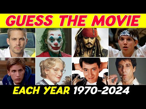 Guess the MOVIE by the SCENE Quiz | Each Year 1970 to 2024 🎦🍿