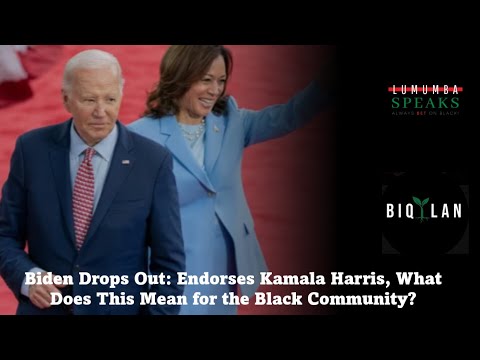 Biden Drops Out: Endorses Kamala Harris, What Does This Mean for the Black Community?