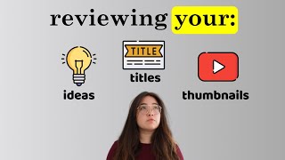 Fixing YOUR Titles & Thumbnails