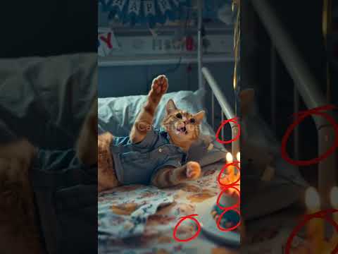 #happybirthday #funny #kitten #animalintelligence #kucing #cute #cat #cake #aicats #shorts #short #o