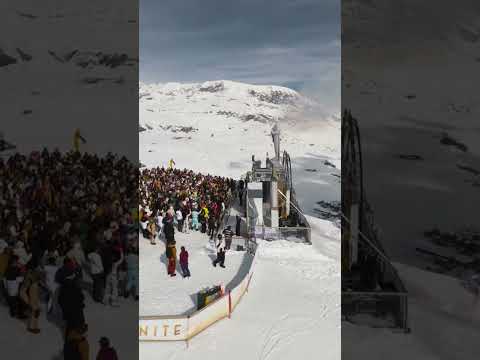 High above the mountains, the magic unfolds