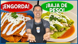 Así preparo enchiladas y chilaquiles saludables y deliciosos