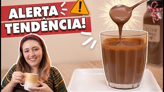 CHOCOLATE CREMOSO gelado ou quente | Tábata Romero