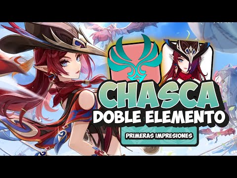 NO ME ESPERABA ESTO DE CHASCA!! ME SORPRENDE! PRIMERAS IMPRESIONES DE CHASCA | GENSHIN IMPACT