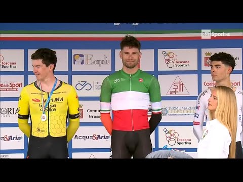 Ganna conquista il quinto titolo tricolore a cronometro - Campionati italiani di ciclismo 2024