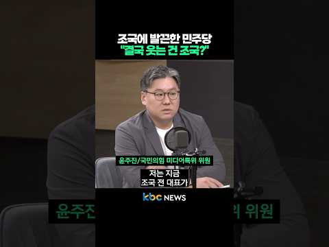 조국에 발끈한 민주당 "결국 웃는 건 조국?" #shorts