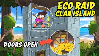 ECO RAID on CLAN ISLAND Left all doors Open in Rust!
