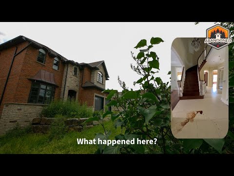 Bloody Abandoned McMansion | They left on Christmas!