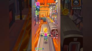 Playing Subway Surfers Floor Is Lava 🔥 #shorts #subwaysurfers