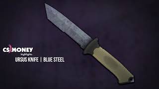 Ursus Knife Blue Steel Gameplay