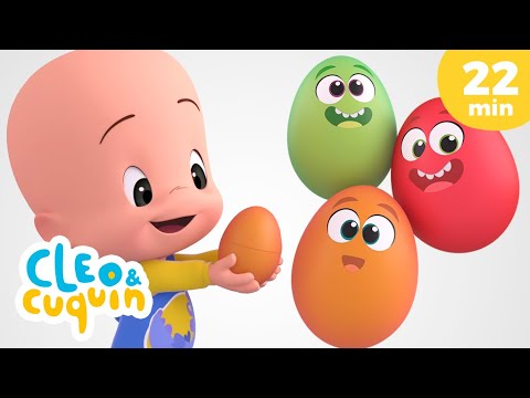 Ovos Surpresa: Aprenda números, cores e animais com Cuquin - Família Telerín