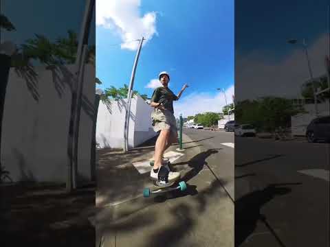 Can your skate do that? #freebord #snowboard