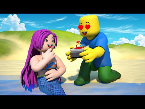 TheFatRat - Time Lapse ♫ Mermaid And Boy Love Story (Brookhaven 🏡RP) | Roblox Song