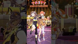 reluctantly dancing #tastychallenge with my kouhai @AnyaMelfissa ...sh