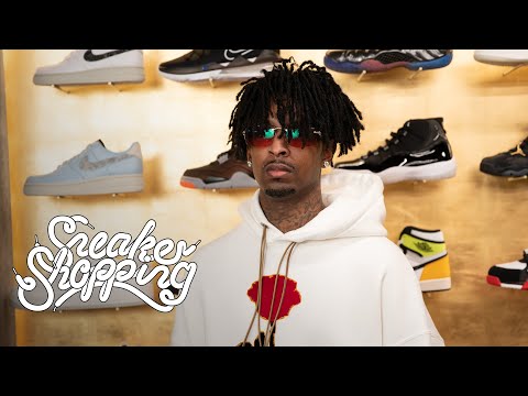 21 Savage Returns For Sneaker Shopping With Complex