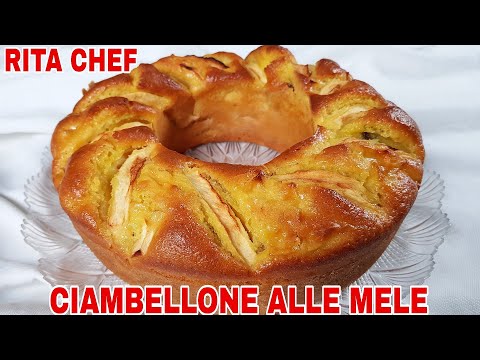 CIAMBELLONE ALLE MELE🍏RITA CHEF | Alto, soffice e super goloso.