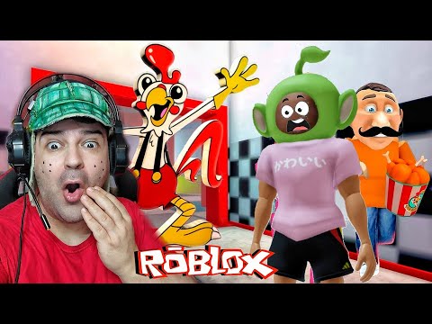 ¡ESCAPO del RESTAURANTE de CLUCKY en Roblox! 😱🍗