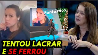 Tentou LACRAR, mas se FERR0U! Jeniffer do avião no fantástico.