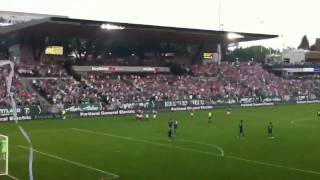 Jorge Perlaza Goal - Portland Timbers vs. LA Galaxy - August 3, 2011