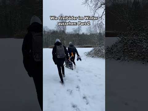 Eishockey im FREIBAD??🥶