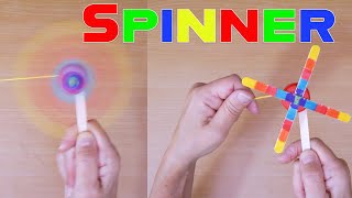 SPINNER con palitos de madera - Manualidades Para Todos