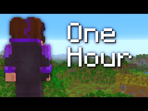 I Have 1 Hour in this Hardcore Minecraft World