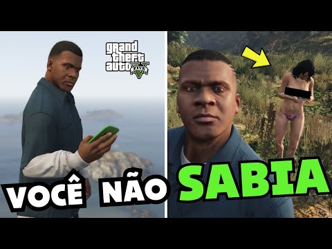 22 COISAS INCRÍVEIS que você NÃO SABE DO GTA 5 em 2024