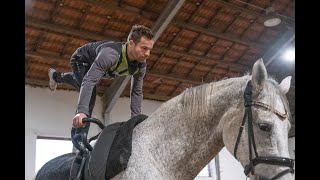 Der Redakteur und das Pferd  - Voltigieren im Landkreis Forchheim (Rup in Gefahr)