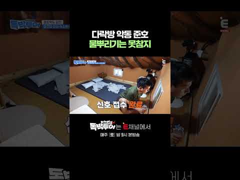 🌏다락방 준호는 아무도 못 이겨 | E채널 [끝까지 간다! 독박투어] #shorts