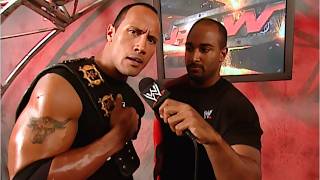 The Rock Cuts A Promo On Brock Lesnar & Triple H Before His Match - Monday Night RAW!