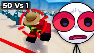 Roblox Squid Game, But I Was Hunted by 50 Players