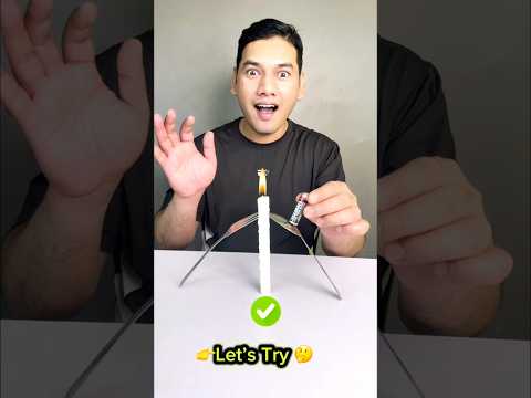 Unbelievable Magic Trick Candle Or Spoons 👈😱🫶 10/03/2026 #shorts #viral #tricks #candle