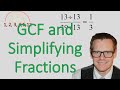 Simplifying Fractions Using the Greatest Common Factor