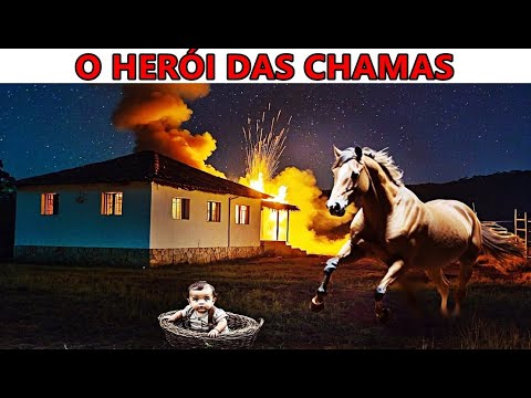 CAVALO ENFRENTA o FOGO e   SALVA VIDA em INCÊNDIO !