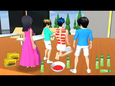 PAPA MUNTAH MUNTAH MASUK ANGIN || Drama Sakura School Simulator