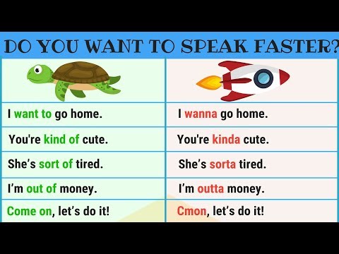 Do You Want To Speak English Faster? Common Informal Contractions in English