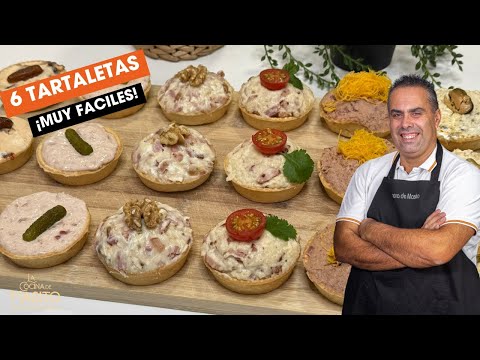 6 TARTALETAS RELLENAS MUY FACILES PARA NAVIDAD