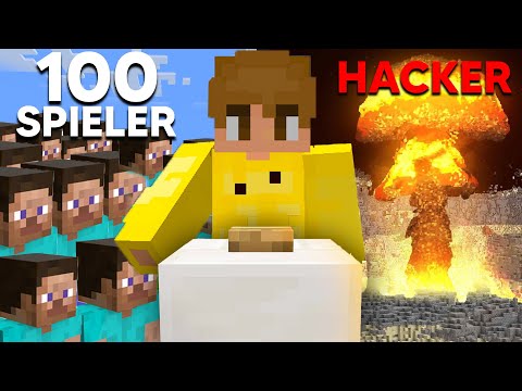 Was machen 100 SPIELER vs. HACKER ?!