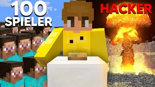 Was machen 100 SPIELER vs. HACKER ?!