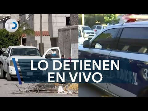 "Vende barbacoa", detienen en vivo a hombre que tiró basura y huyó