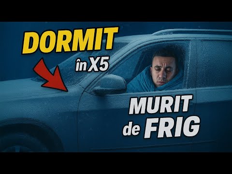 Am DORMIT in X5 si am MURIT de FRIG - Vlog 1135