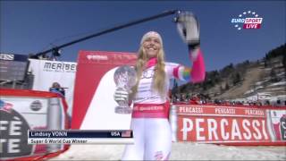 Audi FIS SKI WORLD CUP 2015 - lindsey vonn