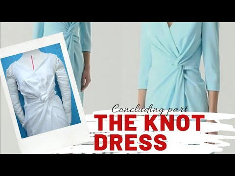 HOW TO MAKE A DRAPERY KNOT DRESS 2...